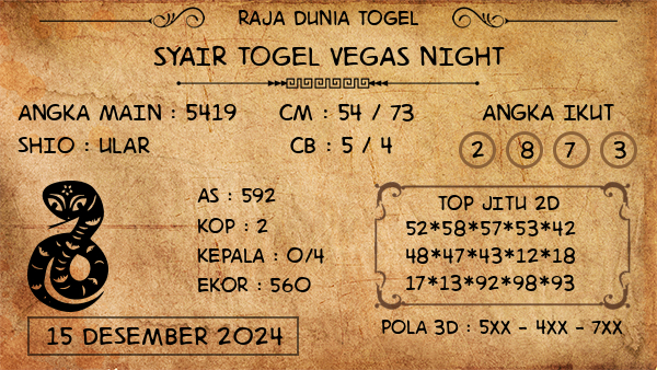 Prediksi Vegas Night