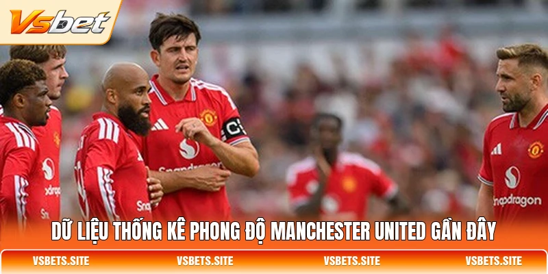 Dữ liệu thống kê phong độ Manchester United gần đây Dữ liệu thống kê phong độ Manchester United gần đây