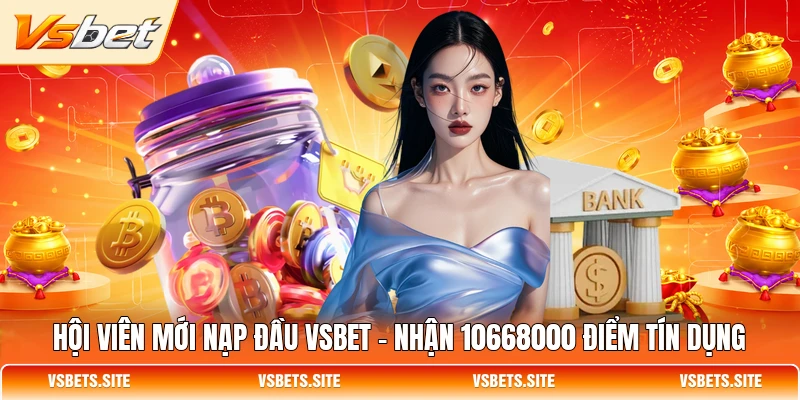 hoi vien moi nap dau vsbet nhan 10668000 diem tin dung