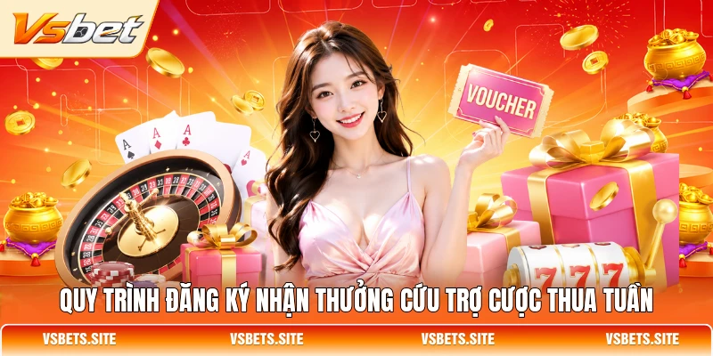 Quy trình đăng ký nhận thưởng cứu trợ cược thua tuần Quy trình đăng ký nhận thưởng cứu trợ cược thua tuần